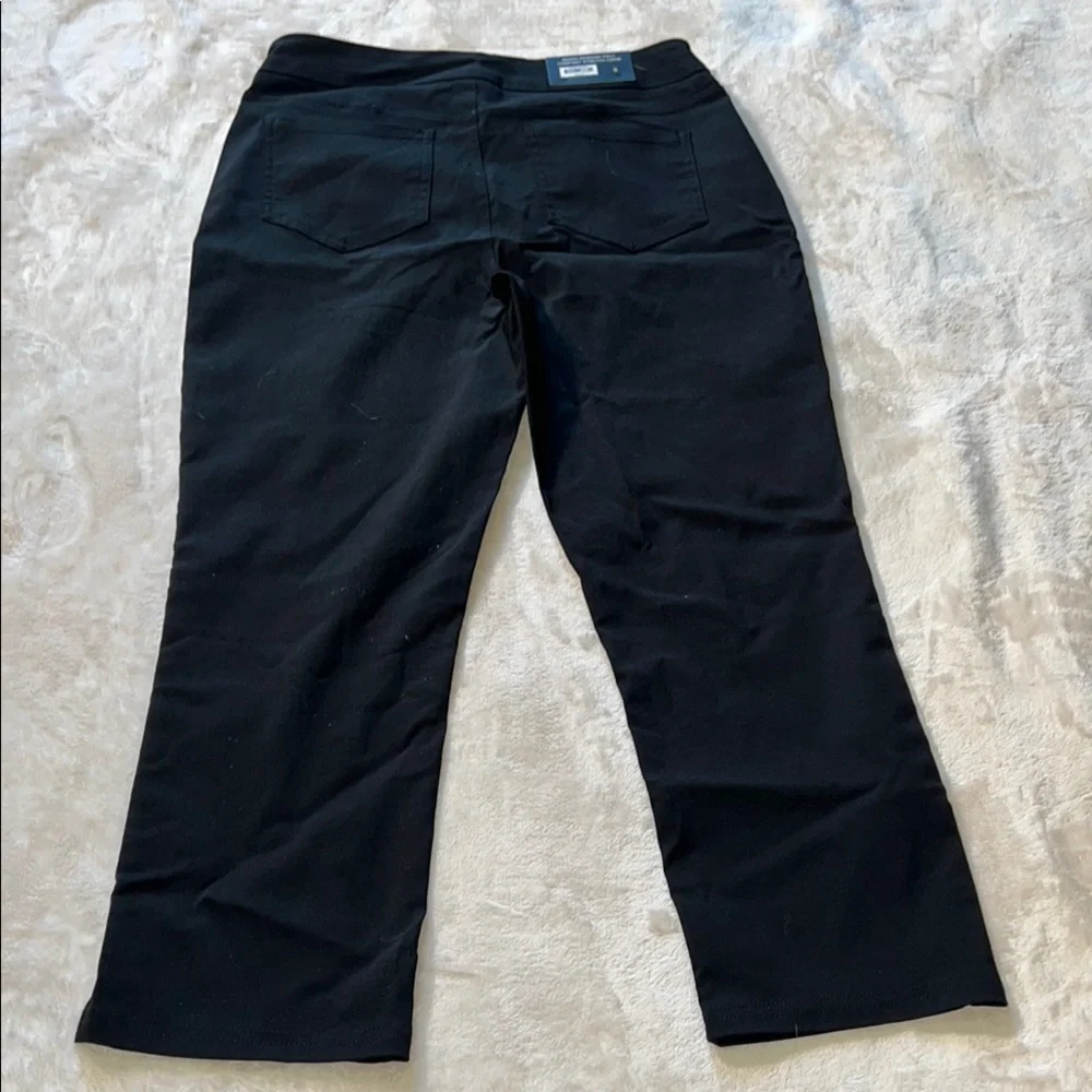Mario Serrani Women’s Black Tailored Capris SZ S